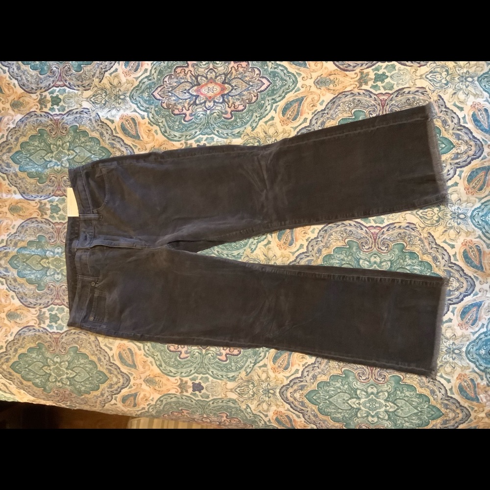 American Eagle high-rise corduroy crop flares